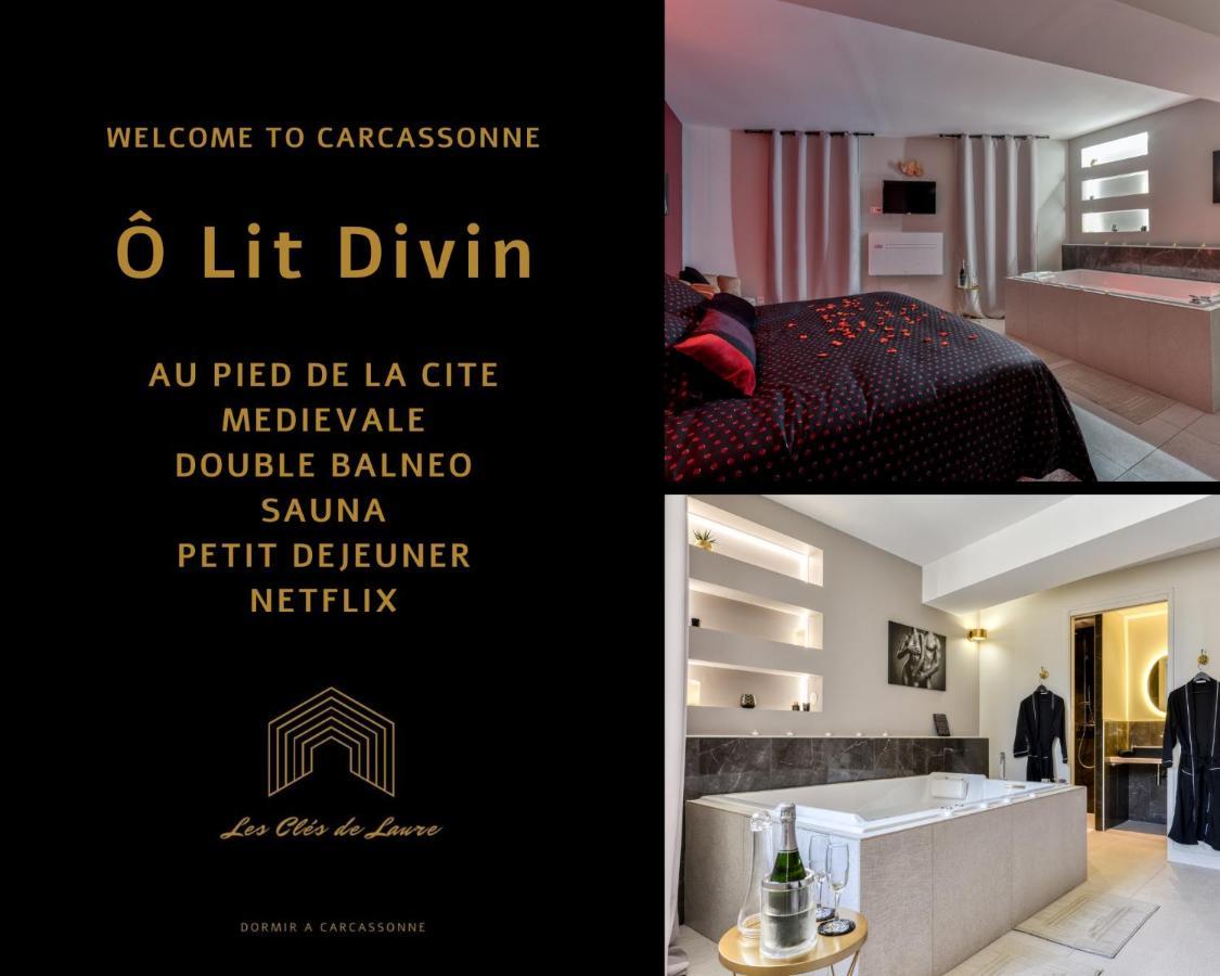 O Lit Divin Instant de volupté BALNEO SAUNA Carcassonne Esterno foto